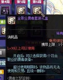 异世界勇者狂徒300级顶尖装备全览及详细属性深度分析